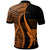 Hawaii Custom Polo Shirt Orange Polynesian Tentacle Tribal Pattern - Polynesian Pride