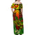 Polynesian Couple Outfits Hawaii Flowers Matching Dress and Hawaiian Shirt Color Tribal Pattern Hawaiian LT13 - Polynesian Pride