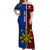 Custom Philippines Matching Dress and Hawaiian Shirt Pilipinas Sun Mix Polynesian Pattern LT14 - Polynesian Pride