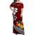 Tonga Rugby Off Shoulder Long Dress Kupesi Ngatu Ver.10 LT13 Women Art - Polynesian Pride