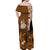 Custom New Caledonia Matching Dress and Hawaiian Shirt Nautilus Gold Polynesian Hibiscus LT13 - Polynesian Pride