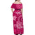 Polynesian Breast Cancer Awareness Matching Dress and Hawaiian Shirt Hibiscus No One Fights Alone LT13 - Polynesian Pride