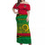 (Custom Personalised) Vanuatu Off Shoulder Long Dress Color Flag LT13 Women Art - Polynesian Pride