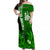 Custom New Caledonia Matching Dress and Hawaiian Shirt Nautilus Green Polynesian Hibiscus LT13 - Polynesian Pride