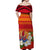 French Polynesia Off Shoulder Long Dress Happy Internal Autonomy Day Special Version LT14 - Polynesian Pride