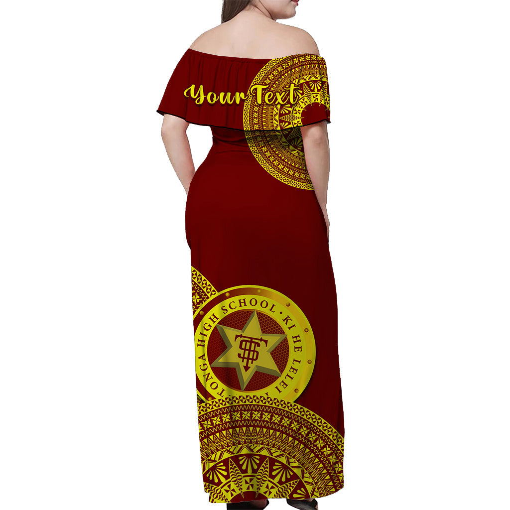 Custom Tonga High School Matching Dress and Hawaiian Shirt Tongan Ngatu Pattern LT14 - Polynesian Pride