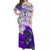 Custom Manaia Maori Matching Dress and Hawaiian Shirt Fern Aotearoa Purple Waves LT13 - Polynesian Pride