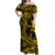 Polynesian Matching Dress and Hawaiian Shirt Gold Hawaiian Tribal Hammerhead Shark LT14 - Polynesian Pride