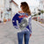 (Custom Personalised) American Samoa Independence Day Off Shoulder Sweater The Champions Womens State Of Origin 2023 LT14 - Polynesian Pride