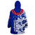 Toa Samoa Rugby Wearable Blanket Hoodie Siamupini Ula Fala Blue LT13 - Polynesian Pride