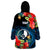 Yap State Wearable Blanket Hoodie FSM Hibiscus Flowers Mix Polynesian LT14 - Polynesian Pride