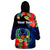 (Custom Personalised) Pohnpei State Wearable Blanket Hoodie FSM Hibiscus Flowers Mix Polynesian LT14 - Polynesian Pride