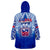 Samoa Rugby Wearable Blanket Hoodie Toa Samoa Polynesian Pacific Navy Version LT14 - Polynesian Pride