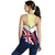 Hawaii Flag Oahu Women's Racerback Tank - Yellow - Mit Style - AH - Polynesian Pride