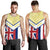 Hawaii Flag Oahu Men's Tank Top - Yellow - Mit Style - AH Yellow - Polynesian Pride