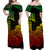 Hawaii Kakau Matching Dress and Hawaiian Shirt Polynesian Flower Tribal Reggae Version LT9 - Polynesian Pride