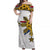 Filipino Matching Dress and Hawaiian Shirt Tribal White Style LT6 - Polynesian Pride