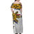 Filipino Matching Dress and Hawaiian Shirt Tribal White Style LT6 - Polynesian Pride