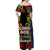 Vanuatu Tafea And Hibiscus Off Shoulder Long Dress LT6 - Polynesian Pride