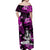 Hawaii Summer Colorful Hula Girl Matching Dress and Hawaiian Shirt Purple LT6 - Polynesian Pride