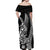 Hawaiian Shark Polynesian Matching Dress and Hawaiian Shirt Vibe Black Style LT6 - Polynesian Pride