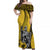 Hawaii King Kamehameha Matching Dress and Hawaiian Shirt Vibe Yellow Style LT6 - Polynesian Pride