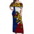 Filipino Matching Dress and Hawaiian Shirt Tribal Flag Style LT6 - Polynesian Pride