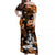 Hawaii Summer Colorful Hula Girl Matching Dress and Hawaiian Shirt Orange LT6 - Polynesian Pride