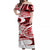 Polynesian Tribal Matching Dress and Hawaiian Shirt Red LT6 - Polynesian Pride