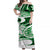 Hawaii Polynesian Tribal Matching Dress and Hawaiian Shirt Green LT6 - Polynesian Pride