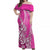 Hawaiian Shark Polynesian Matching Dress and Hawaiian Shirt Vibe Pink Style LT6 - Polynesian Pride