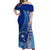 Chuuk Of Micronesia Off Shoulder Long Dress Vibe Style LT6 Women Blue - Polynesian Pride