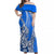 Hawaiian Shark Polynesian Matching Dress and Hawaiian Shirt Vibe Blue Style LT6 - Polynesian Pride