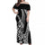 Hawaiian Shark Polynesian Matching Dress and Hawaiian Shirt Vibe Black Style LT6 - Polynesian Pride