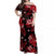 Hawaii Summer Colorful Off Shoulder Long Dress Red LT6 Women Red - Polynesian Pride