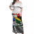 Papua New Guinea And Solomon Islands Off Shoulder Long Dress LT6 Women white - Polynesian Pride