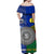 Samoa And Kanaky New Caledonia Off Shoulder Long Dress Together LT8 - Polynesian Pride