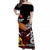 New Zealand And Papua New Guinea Off Shoulder Long Dress Together - Red LT8 Women Red - Polynesian Pride