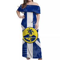 Lord Howe Island Off Shoulder Long Dress Unique Polynesian - Flag Vibes LT8 Women - Polynesian Pride