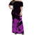 Hawaii Shaka Sign Couple Long Dress and Hawaiian Shirt Purple Version LT9 - Polynesian Pride