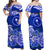 Federated States of Micronesia Chuuk Matching Hawaiian Shirt and Dress Polynesian Flower Tribal LT9 - Polynesian Pride