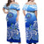 Federated States Of Micronesia Matching Dress and Hawaiian Shirt Polynesian Flower Tribal LT9 - Polynesian Pride