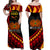 Papua New Guinea Matching Dress and Hawaiian Shirt The Greater Bird of Paradise LT9 - Polynesian Pride