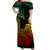 Hawaii Kakau Matching Dress and Hawaiian Shirt Polynesian Flower Tribal Reggae Version LT9 - Polynesian Pride