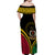 Vanuatu Off Shoulder Long Dress Proud Ni - Van Special Version LT7 - Polynesian Pride