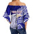 American Samoa Personalised Off Shoulder Waist Wrap Top Bald Eagle LT7 - Polynesian Pride