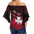 Wallis et Futuna Personalised Off Shoulder Waist Wrap Top Tapa Hibiscus Vibes LT7 - Polynesian Pride