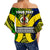 (Custom Personalised) Polynesian Malampa Of Vanuatu Off Shoulder Wrap Waist Top LT6 - Polynesian Pride