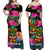 Tahiti Tiki Couple Matching Dress and Hawaiian Shirt Tropical Tribal Love Tahiti LT9 - Polynesian Pride
