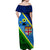 Vanuatu Malampa Fiji Day Off Shoulder Long Dress - Combine Flag Design LT4 - Polynesian Pride